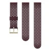Suunto Bracelet Suunto 20mm Ath1 Silicone Burgundy Gold S+M Pourpre -Suunto SS050216000 0