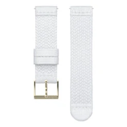 Suunto Bracelet Suunto 20mm Ath5 Braided White Gold S Blanc