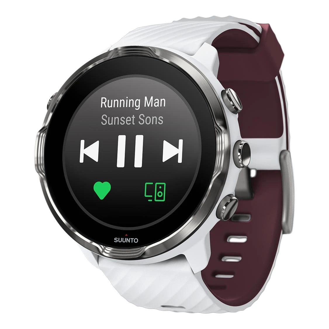 Suunto Suunto 7 White Burgundy Blanc 7 Suunto Suunto 7 White Burgundy Blanc – Image 5