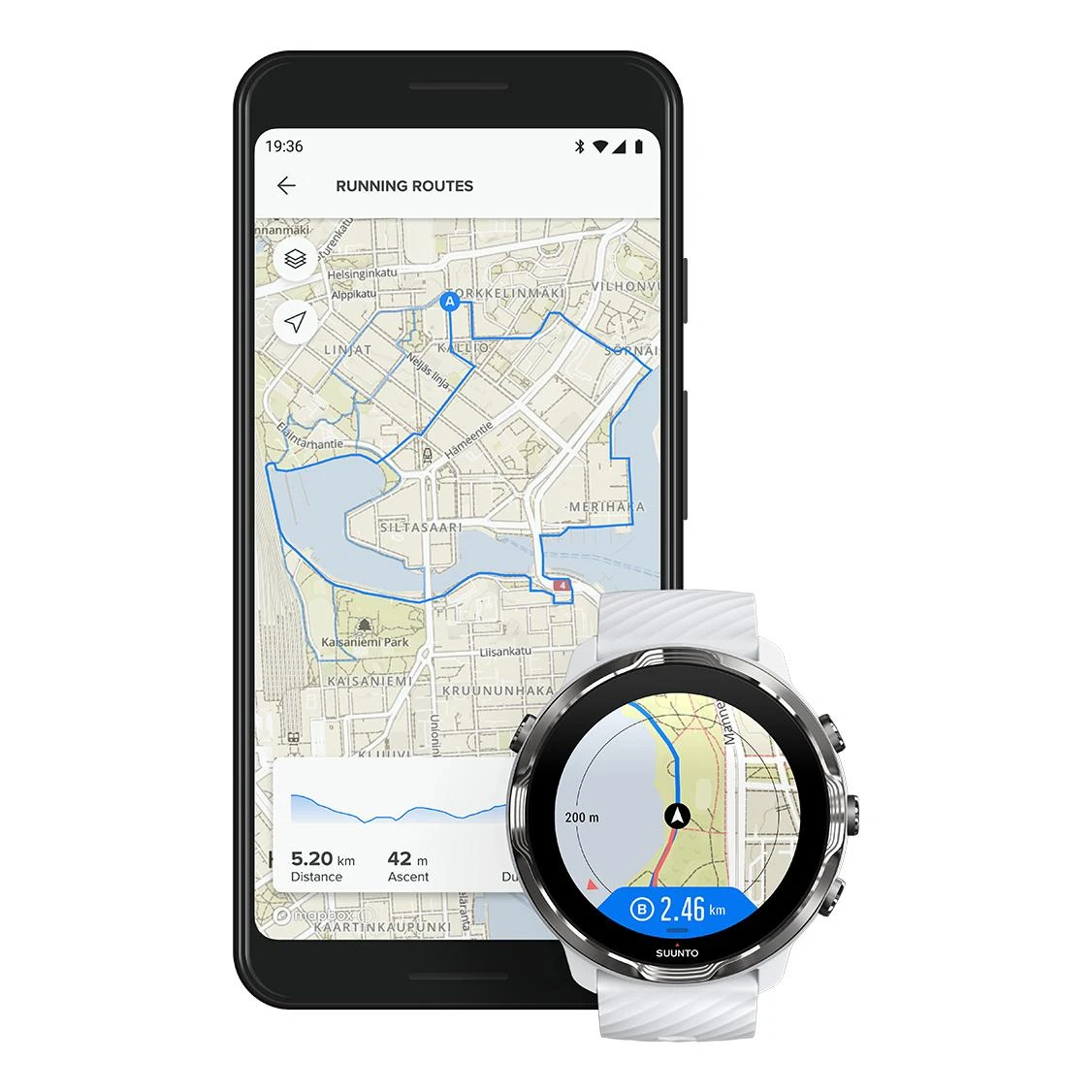 Suunto Suunto 7 White Burgundy Blanc 14 Suunto Suunto 7 White Burgundy Blanc – Image 12