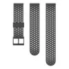 Suunto Bracelet Suunto 20mm Ath1 Silicone Slate Grey S+M Noir -Suunto SS050556000 0