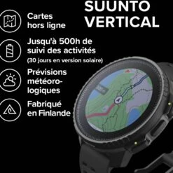 Suunto Suunto Vertical All Black Noir -Suunto main SUUNTO V shop assets 1080x1080 Overview ST AllBlack FR 1 a28c