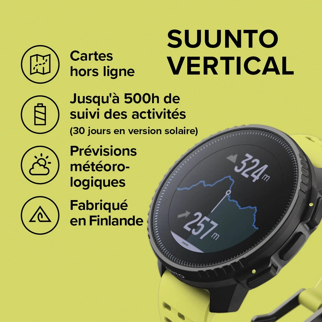 Suunto Suunto Vertical Black Lime Jaune – Image 5