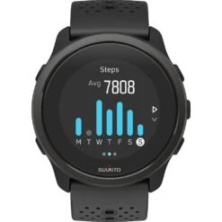 Suunto Suunto 5 Peak All Black Noir -Suunto main Suunto 5 Peak All black front Steps week f0f1