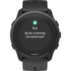 Suunto Suunto 5 Peak All Black Noir -Suunto main Suunto 5 Peak All black front notification eafe