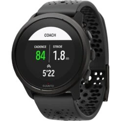 Suunto Suunto 5 Peak All Black Noir -Suunto main Suunto 5 Peak All black quarter SuuntoPlus Coach e39e