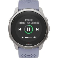 Suunto Suunto 5 Peak Mist Blue Bleu -Suunto main Suunto 5 Peak Mist blue front music b69e