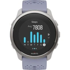 Suunto Suunto 5 Peak Mist Blue Bleu -Suunto main Suunto 5 Peak Mist blue front steps 0025