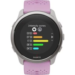 Suunto Suunto 5 Peak Wildberry Rose 34 Suunto Suunto 5 Peak Wildberry Rose -Suunto main Suunto 5 Peak Wildberry front intensity zones 651e
