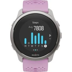 Suunto Suunto 5 Peak Wildberry Rose 36 Suunto Suunto 5 Peak Wildberry Rose -Suunto main Suunto 5 Peak Wildberry front steps dae4