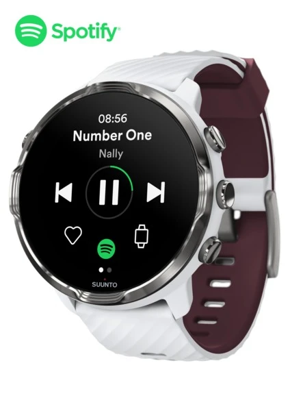 Suunto Suunto 7 White Burgundy Blanc 4 Suunto Suunto 7 White Burgundy Blanc – Image 2