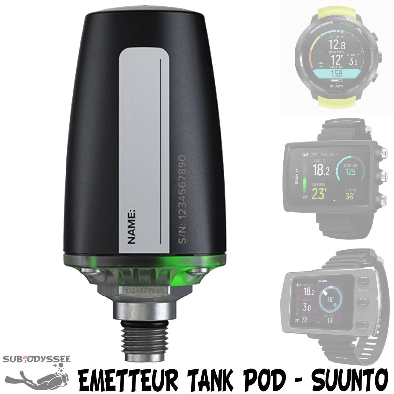 Emetteur TANK POD à LED Pour D5 / EON CORE / EON STEEL - Suunto 3 Emetteur TANK POD à LED Pour D5 / EON CORE / EON STEEL - Suunto